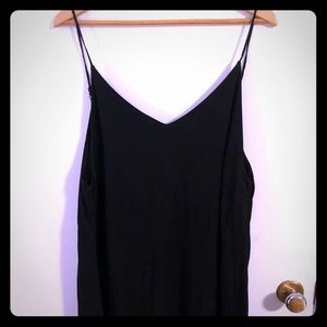 Black shift dress